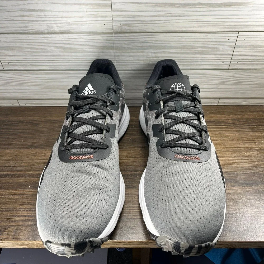 Adidas S2G Gray Black SpikeLess Men's Golf Shoes - Men's Size 12.5